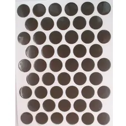 پولک چسبی پیچ قهوه‌ای براق SEZA کد S-1114 ورق 50 عددی