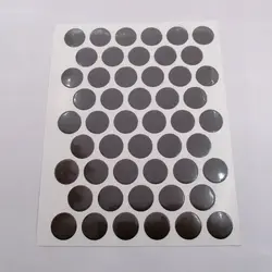 پولک چسبی پیچ قهوه‌ای براق SEZA کد S-1114 ورق 50 عددی