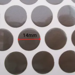 پولک چسبی پیچ قهوه‌ای براق SEZA کد S-1114 ورق 50 عددی