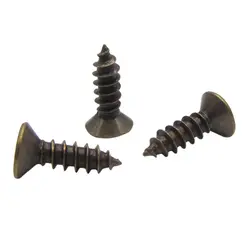 پیچ آنتیک زیتونی قطر 3 طول 10 میلی‌متر بسته 50 عددی