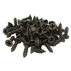 پیچ آنتیک زیتونی قطر 2.5 طول 8 میلی‌متر بسته 100 عددی