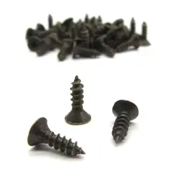 پیچ آنتیک زیتونی قطر 2.5 طول 8 میلی‌متر بسته 100 عددی