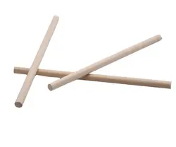 میله چوبی گرد بدون شیار صنوبر اعلا قطر 9 میلی متر طول 20 سانتی متر بسته 14 عددی
