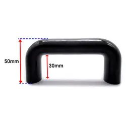 دستگیره باکالیت مشکی U شکل طول 110 میلی‌متر کد 00101418