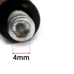 دسته دنده مخروطی باکالیت پیچ دار بلبرینگی m10 کد 00202332