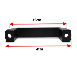 دستگیره فلزی مشکی طول 140 میلی‌متر کد 00202335