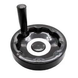 دسته فلکه باکالیت گرد تاشو قطر 15 سانتی‌متر کد 00101522