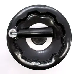 دسته فلکه باکالیت گرد تاشو قطر 15 سانتی‌متر کد 00101522