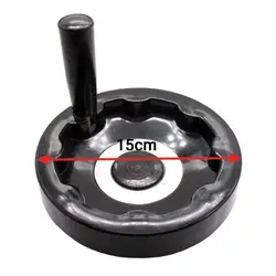 دسته فلکه باکالیت گرد تاشو قطر 15 سانتی‌متر کد 00101522