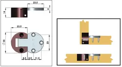 لولا چرخ خیاطی یک سر گرد صامت