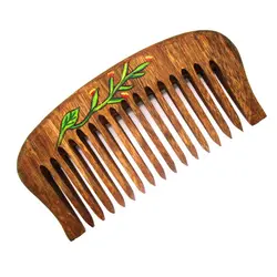 شانه چوبی طول 13 سانتی‌متر