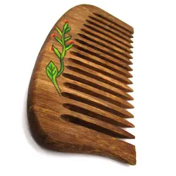 شانه چوبی طول 13 سانتی‌متر