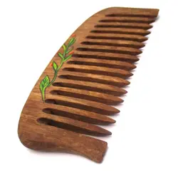 شانه چوبی طول 13 سانتی‌متر