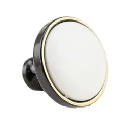 دستگیره کابینت تک پیچ مدل L107 مشکی