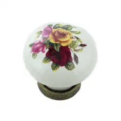 دستگیره کابینت تک پیچ ملونی مدل 260 سفید