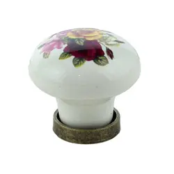 دستگیره کابینت تک پیچ ملونی مدل 260 سفید