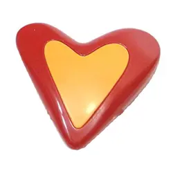 دستگیره عروسکی تک پیچ کودک بهسازان طرح قلب قرمز کد 4