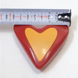 دستگیره عروسکی تک پیچ کودک بهسازان طرح قلب قرمز کد 4