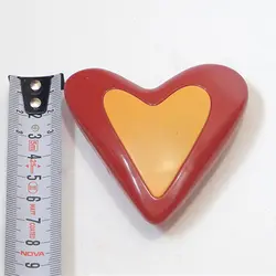 دستگیره عروسکی تک پیچ کودک بهسازان طرح قلب قرمز کد 4