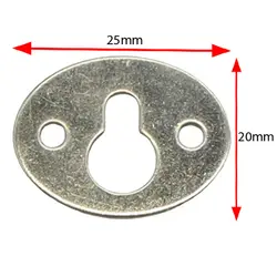 بست تابلو فلزی تخت نقره ای بسته 50 گرمی