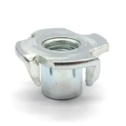 مهره خاردار فلزی قطر رزوه 6 طول 10 میلی‌متر بسته 20 عددی