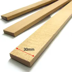 پروفیل چوبی راش اعلا 5 در 30 میلی‌متر طول 80 سانتی‌متر بسته 2 عددی