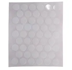 پولک چسبی پیچ سفید براق SEZA کد S-1501 بسته 50 عددی