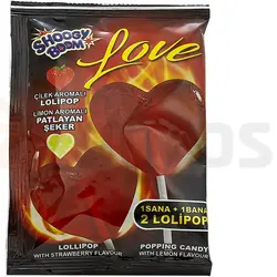 شوکی بوم  - آبنبات چوبی شکل قلب 16 عددی