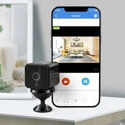 دوربین کوچک مخفی Mini Camera WIFI مدل DS05 امنیت خانگی بسیم 1080P، تشخیص حرکت