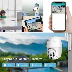 دوربین ptz dome مداربسته دید در شب وایرلس (بیسیم IP camera)