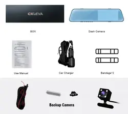 آیینه مانیتوردار و دوربین عقب و جلو خودرو 2 کاناله