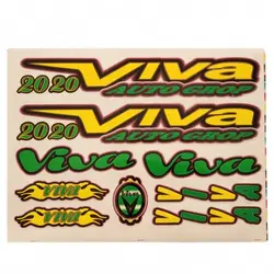 استیکر دوچرخه مدل VIVA