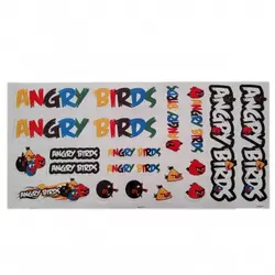 استیکر دوچرخه مدل AngryBirds
