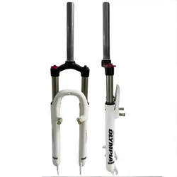 دوشاخ کمکداردوچرخه سایز 27.5 (اورسایز) مدل قفل شو سر آلومینیومی