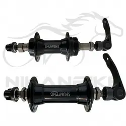 توپی جلو و عقب ضامندار دوچرخه مدل 36 سوراخ بلبرینگی - بسته 2 عددی