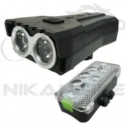 چراغ جلو و عقب دوچرخه مدل QX-T1218