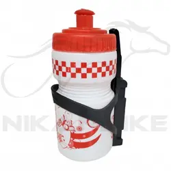 قمقمه با بست پلاستیکی دوچرخه مدل پورشه کوچک