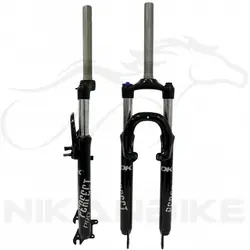 دوشاخ کمکدار دوچرخه سایز 29 مدل قفل شو سر آلومینیومی A (اورسایز)