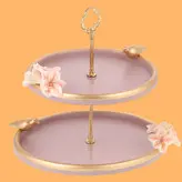 شیرینی خوری طرح پرنده و گل مدل gz14827