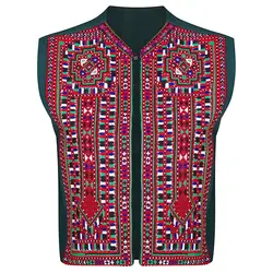 جلیقه زنانه سوزن دوزی بلوچ روچ تمام دستدوز زنان بلوچ