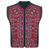 جلیقه زنانه سوزن دوزی بلوچ روچ تمام دستدوز زنان بلوچ