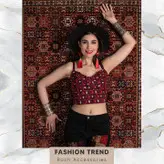 نیم تنه زنانه سوزن دوزی دستدوز مدل sistan