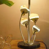 آباژور دستساز رومیزی گالری عزیزی مدل برگ