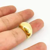 انگشتر استیل زنانه گالری عزیزی طرح توپی مدل 15833
