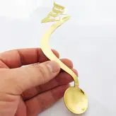 قاشق شربت خوری دستساز azizi accesories طرح هیچ مدل 15668