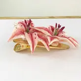 گیره مو زنانه طرح گل الستریا