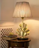 آباژور رومیزی دستساز گالری عزیزی طرح پاییز