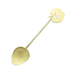 قاشق چای خوری طرح برگ مدل 15683