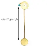 قاشق شربت خوری طرح گل مدل 15717