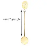 قاشق شربت خوری طرح گل مدل 15719